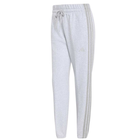 Pantalón Adidas Essentials French Terry 3 bandas "Light Grey Heather"