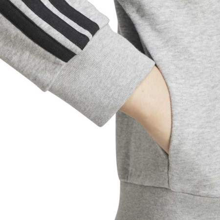 Sudadera Adidas Essentials 3-Stripes French Terry Full-Zip  "Grey"