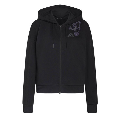 Sudadera Adidas Essentials 3-Stripes French Terry FZ "Black"