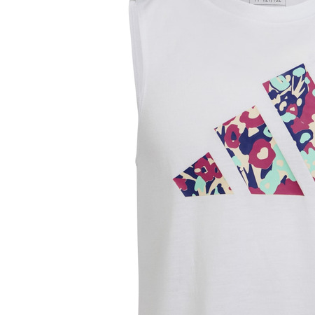 Adidas Girls Essentials AEROREADY Regular-Fit Logo Tank Top