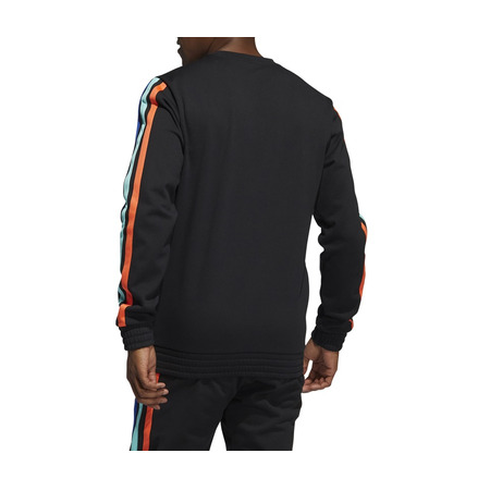 Sudadera Cuello Redondo Adidas Harden Fleece Crew "Black"