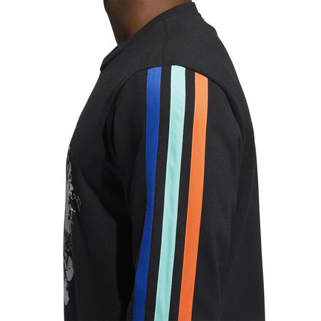 Sudadera Cuello Redondo Adidas Harden Fleece Crew "Black"