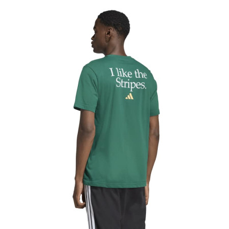 Camiseta Adidas I LIKE THE STRIPES  "Green"