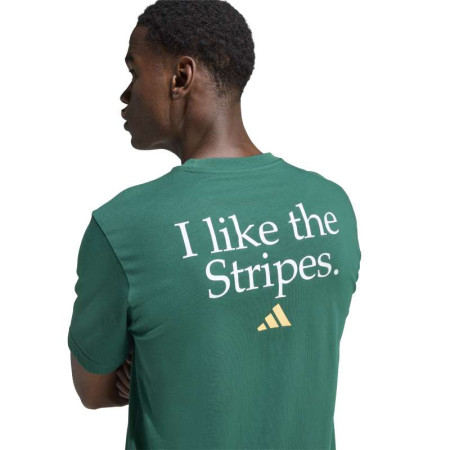 Camiseta Adidas I LIKE THE STRIPES  "Green"