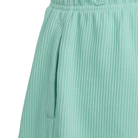Adidas Junior Lounge Waffle Knit Loose Shorts