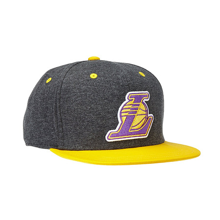 Adidas Original NBA Gorra Lakers Fitted (gris/amarillo)
