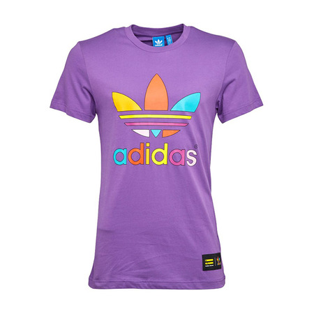 Adidas Originals Camiseta Mono Color Trefoil Pharrell Williams (violeta)