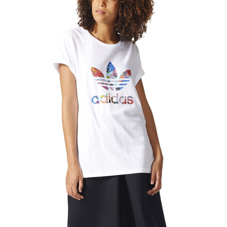 Adidas Originals Graphic Logo Trefoil Tee W (white)