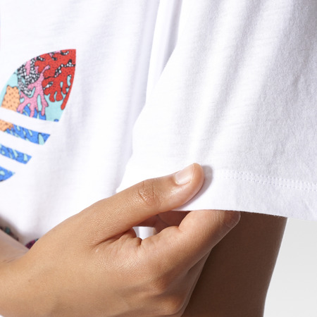 Adidas Originals Graphic Logo Trefoil Tee W (white)