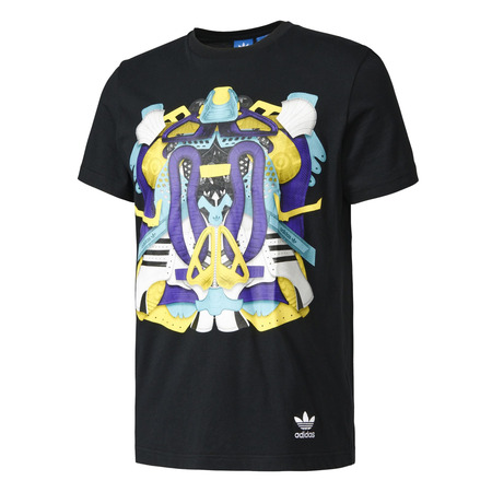 Adidas Originals Shoe Montage Tee (black / Multicolor)