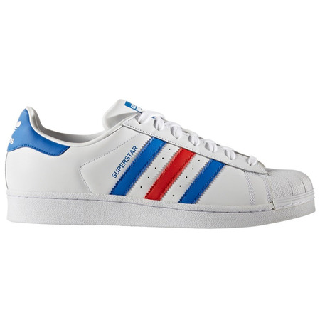 Adidas Originals Superstar Foundation (White/Blue/Red)
