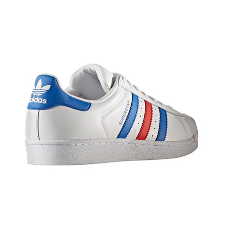 Adidas Originals Superstar Foundation (White/Blue/Red)