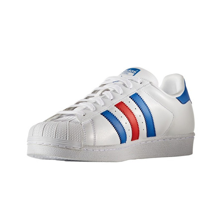 Adidas Originals Superstar Foundation (White/Blue/Red)
