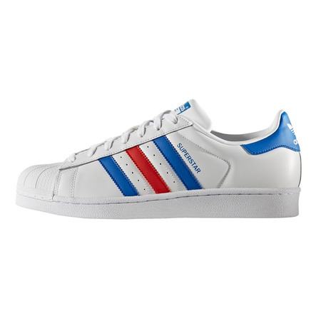 Adidas Originals Superstar Foundation (White/Blue/Red)