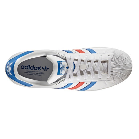 Adidas Originals Superstar Foundation (White/Blue/Red)