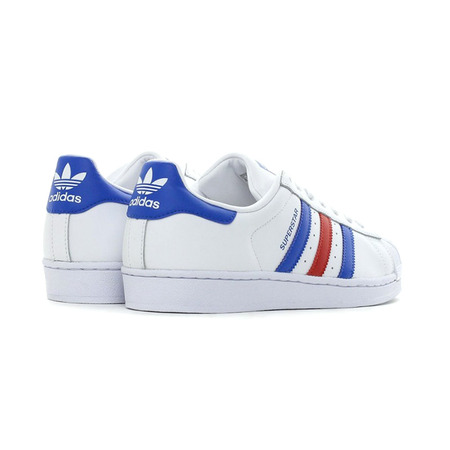 Adidas Originals Superstar Foundation (White/Blue/Red)
