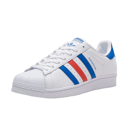Adidas Originals Superstar Foundation (White/Blue/Red)