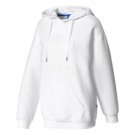 Adidas Originals Trefoil Logo Hoodie "New York" (white Snow)