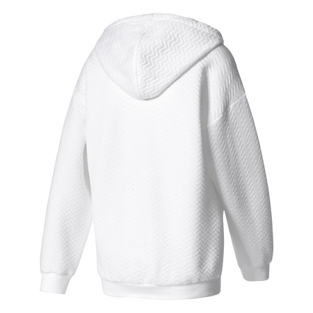 Adidas Originals Trefoil Logo Hoodie "New York" (white Snow)