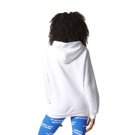 Adidas Originals Trefoil Logo Hoodie "New York" (white Snow)