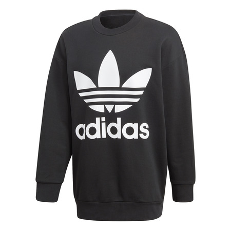 Adidas Originals Trefoil Oversized Crew Black