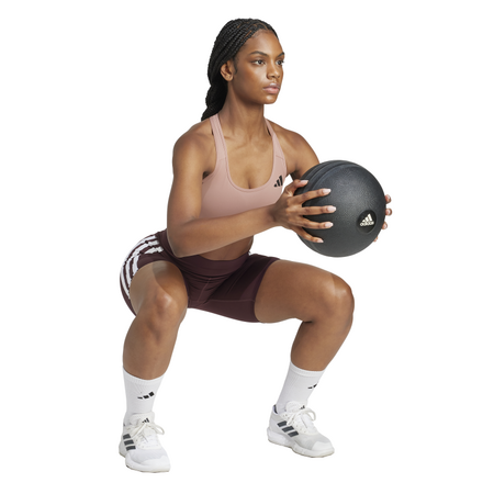 Adidas PR Train Medium-Support 3-Stripes Bra " warm clay"