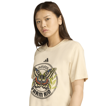 Adidas X FARM Graphic T-Shirt "Beige"