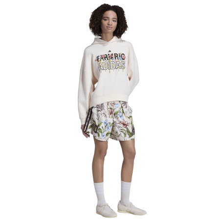 Sudadera Adidas x Farm Rio Hoodie "Ecru Tint-Shadow Brown-Multicolor"