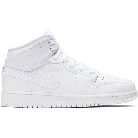 Air Jordan 1 Mid (GS)  "Maxi White"