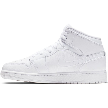 Air Jordan 1 Mid (GS)  "Maxi White"