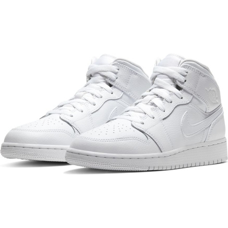 Air Jordan 1 Mid (GS) "Maxi White"