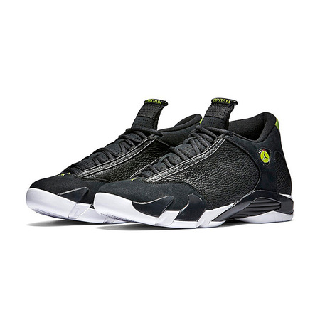 Air Jordan 14 Retro "Indiglo" (005/black/white/vivid green)