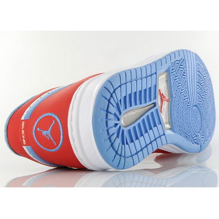 Air Jordan Alpha 1 Low (blanco/rojo/celeste)