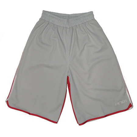 And 1 Short Bent  (gris/rojo)
