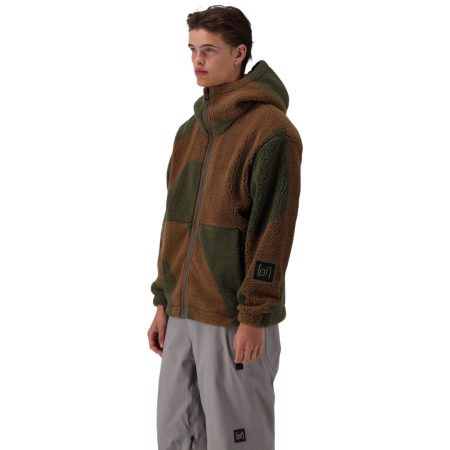 Chaqueta Polar con capucha Campagnolo "Moss-Malto"