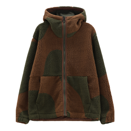 Chaqueta Polar con capucha Campagnolo "Moss-Malto"