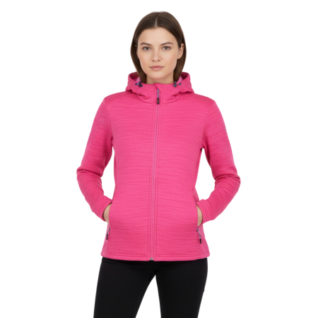 Sudadera elástica con capucha Mujer Campagnolo "Fuchsia"