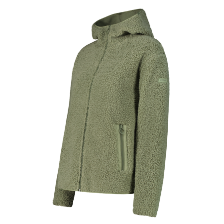 Chaqueta con capucha de pelo sintético Campagnolo "Green Tea"