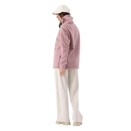 Campagnolo Women's faux fur teddy sweatshirt "Romantic Rose"