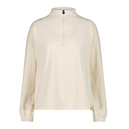 Sudadera media cremallera Campagnolo  "Avorio"