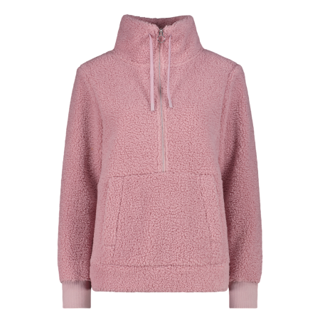 Sudadera con media cremallera Campagnolo  "Blush"
