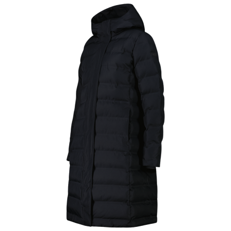 Campagnolo Women's long padded down jacket with hood "Black"