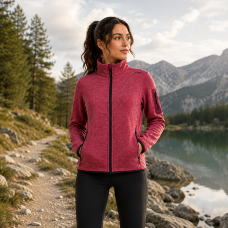 Chaqueta Polar Mujer Campagnolo "Amaranto"