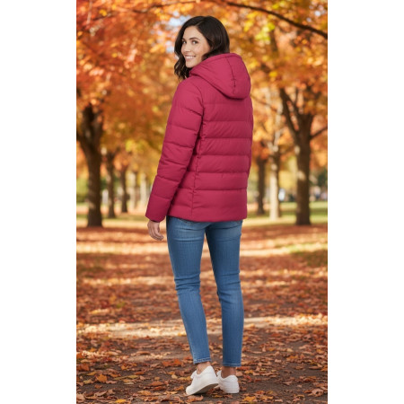 Chaqueta acolchada  con capucha Campagnolo  "Amaranto"