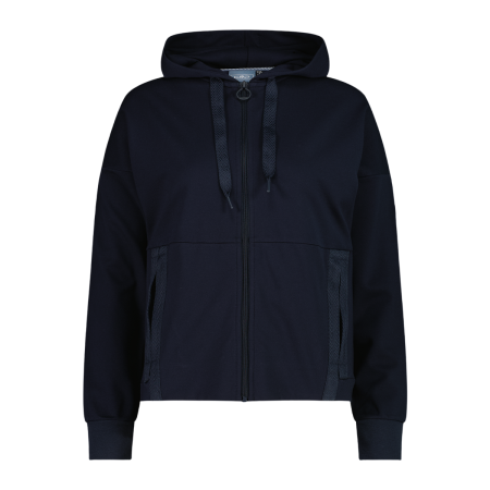 Chaqueta de mujer con cremallera Campagnolo  "Black blue"