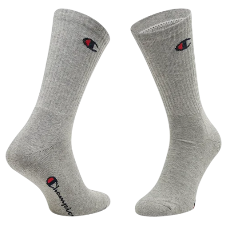 Calcetines Champion 3 Pack Crew C Logo "Navy-White-Grey"