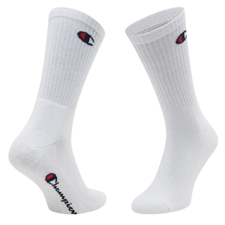 Calcetines Champion 3 Pack Crew C Logo "White"