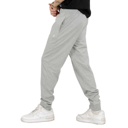 Champion Authentic Logo C Regular Fit Cuff Pants "Medium Gray"