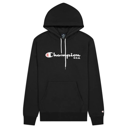 Sudadera Champion Basketball USA Script Logo Tape Fleece "Black"