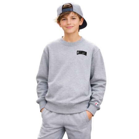 Sudadera cuello redondo Champion Puff Print "Grey"